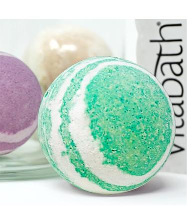 Vitabath Foaming Bath Bomb - Cool Spearmint & Thyme Aromatherapy Blend - 6 Ounce - Buy Online on SooperMarket.com