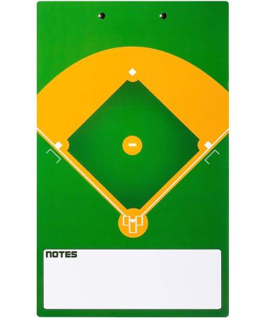 Elite Dry Erase Baseball Coaches Clipboard | Double-Sided Marker Board - Buy Online on SooperMarket.com