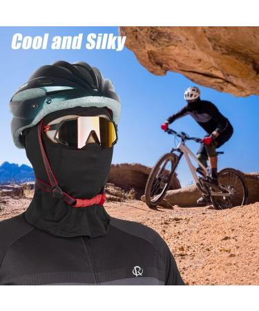 Rotto Storm Hood Cooling Balaclava - Summer Silk Face Mask for Motorcycle Bicycle Fishing | Unisex Sun Protection - Size 03 Black - Buy Online on SooperMarket.com