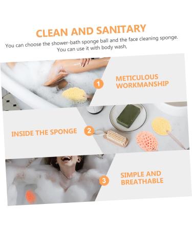 NOLITOY 10 Pcs Exfoliating Bath Sponges - Honeycomb Shower Sponge Set for Deep Cleansing & Spa Experience - Buy Online on SooperMarket.com