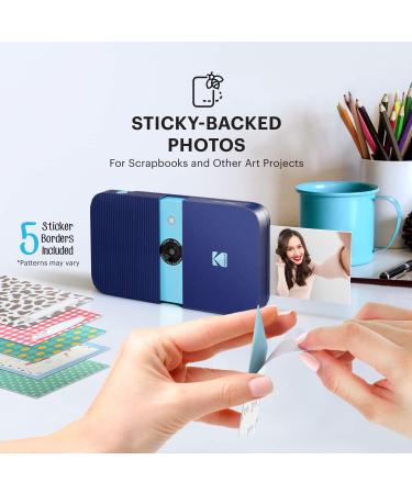 KODAK Smile Instant Print Digital Camera 10MP Slide-Open Camera with ZINK Printer (Blue) - Buy Now - Buy Online on SooperMarket.com