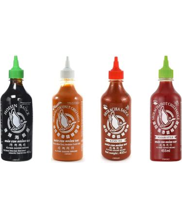 Flying Goose Sriracha Hot Chilli Sauce Assorted 455ml (Pack of 3) Customise Your Flavours - Buy Online on SooperMarket.com