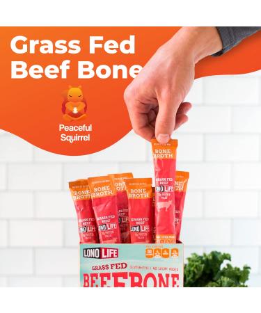 Peaceful Squirrel LonoLife Bone Broth Sticks 3-Pack - 10g Protein | Paleo | Zero Sugar | Collagen | Amino Acids | Gluten Free - 3 Flavors - Buy Online on SooperMarket.com
