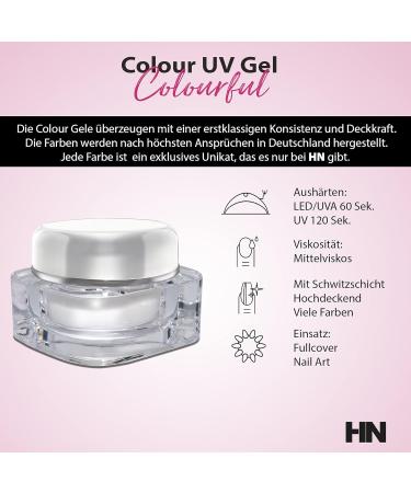 HN Hollywood Nails Allure Red Dark Red UV Gel - Premium Quality Colour for Professional Nail Art Fast International Shipping - Buy Online on SooperMarket.com