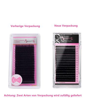 Self-Fan Eyelash Extensions | C D Curl 2D-20D Volume Lashes | 0.07mm Thickness | 10mm Length | International Shipping - Buy Online on SooperMarket.com