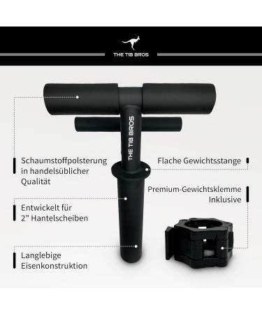 Tib Bar for Tibialis Strengthening - Iron Shin Muscle Trainer with Free Weight Collar & eBook | Optimal ATG Program Equipment - Buy Online on SooperMarket.com