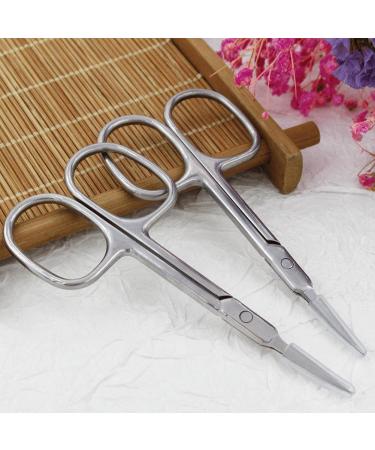 Shakven Eyebrow Scissors for Women Nail Maintenance Toenail and Fingernail Scissor | Multi-Purpose Small Manicure Scissors for Toenail and Fingernail - Buy Online on SooperMarket.com