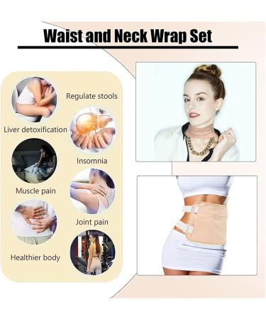 Castor Oil Pack - Reusable Wrap for Neck & Waist | Adjustable Size | Natural Pain Relief - Buy Online on SooperMarket.com