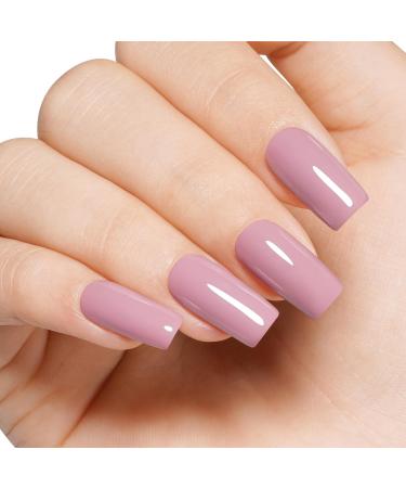 Nude Gel Nail Polish 15 ML - Soak Off UV/LED Salon Quality Varnish in Dusty Rose | AILLSA Cute Color for Home Use - Buy Online on SooperMarket.com