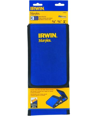 IRWIN Marples Chisel Set with Wallet  3-Piece (1768781)   Blue - Buy Online on SooperMarket.com