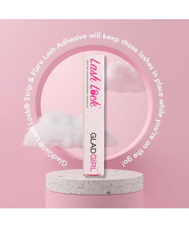 GladGirl Lash Lock False Lash Adhesive - Latex-Free Black Long-Lasting Hold for Stunning Lashes | Easy Application & Gentle Removal - Buy Online on SooperMarket.com