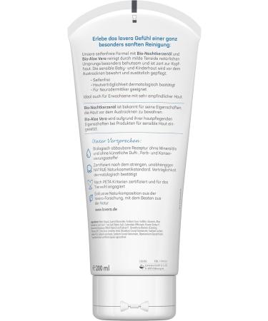 Lavera Baby Sensitive Waschlotion & Shampoo 200ml | Organic Aloe Vera | Gentle Skin-Friendly Vegan Natural Cosmetics for Babies - Buy Online on SooperMarket.com