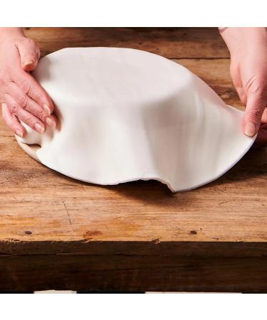 Funcakes Rollfondant Bright White - Easy to Use Smooth & Flexible Cake Decorating (Halal Kosher Gluten-Free) - 250g - Buy Online on SooperMarket.com