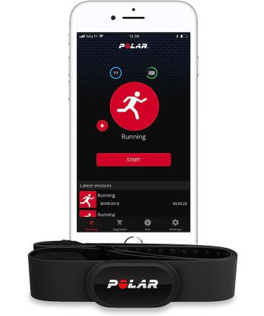 POLAR H10 Bluetooth Heart Rate Monitor Chest Strap - iPhone & Android Compatible - Black - Buy Online on SooperMarket.com