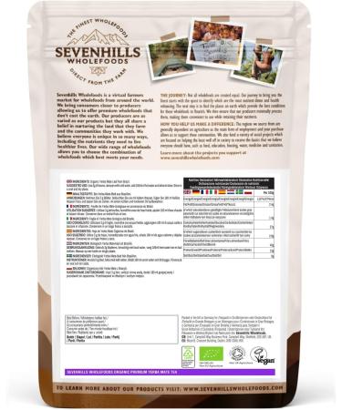Sevenhills Wholefoods Organic Premium Yerba Mate Tea 900g | Traditional South American Loose Leaf Chimarrao Erva Mate - Buy Online on SooperMarket.com
