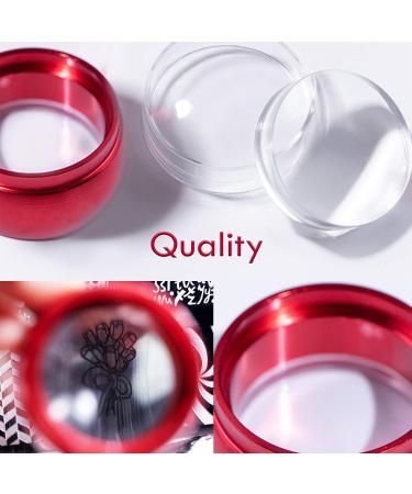 Clear Silicone Jelly Stamper Nail Dotting Pen Transparent Nail Stamper Scraper for French Tip Nails Art Design Manicure Tools (Set C) - Buy Online on SooperMarket.com