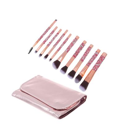 WOFASHPURET 1set Diamond Makeup Brush Women Makeup Supplies Bronzer Powder Makeup Powder Brush Face Blush Brush Portable Makeup Brush Blush Concealer Brush Plastic Miss Handheld Rhinestones