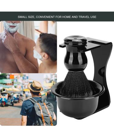 Men's Beard Shaving Tool Set - 3-Piece Brush Bowl Holder for Perfect Beard Care and Styling - Buy Online on SooperMarket.com