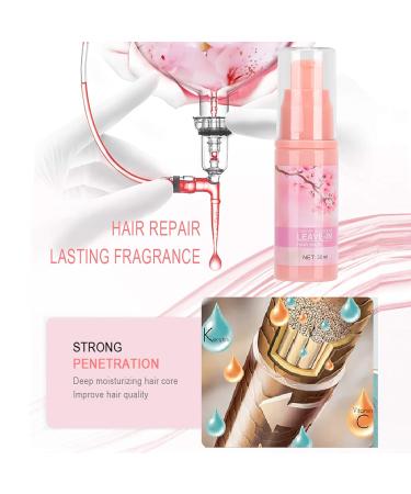 30ML 2 Bottle Hair Mask with Sakura Extract for Dry & Split Ends Repair and Moisturizing - Buy Online on SooperMarket.com
