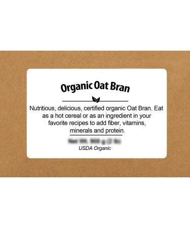 Be Still Farms Organic Oat Bran (5lb) - Gluten Free & Non-GMO - Bulk Wheat Bran Alternative - Organic Oat Bran Powder - Healthy Snack Option - 5 Pound Pack - Buy Online on SooperMarket.com