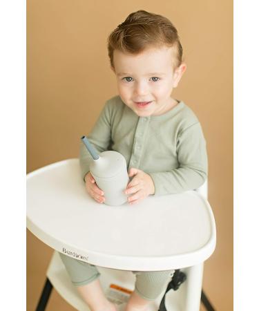 NEUTBABY Silicone Cup | Durable 3 Stage Toddler Cups | Easy to Clean Muted Color Cup in Sand Beige - Buy Online on SooperMarket.com