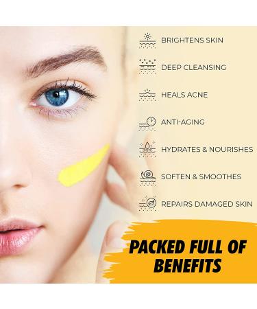 Natrulo Turmeric Face Cream for Face & Body - Natural Skin Brightening Lotion - USA Made 2 Oz - Buy Online on SooperMarket.com