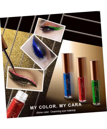 FOYTOKI 3pcs Women Eyeliner Women Shadow Cosmetic Glow Liquid Eyeliner Colored Eyeliners Colorful Eyeliner - Buy Online on SooperMarket.com