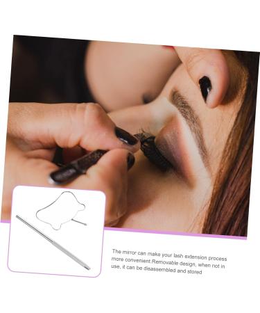 DOITOOL Grafting Eyelash Mirror - Portable Handheld Makeup & Lash Extension Mirror | 18x6.2CM for Salon Use - Buy Online on SooperMarket.com