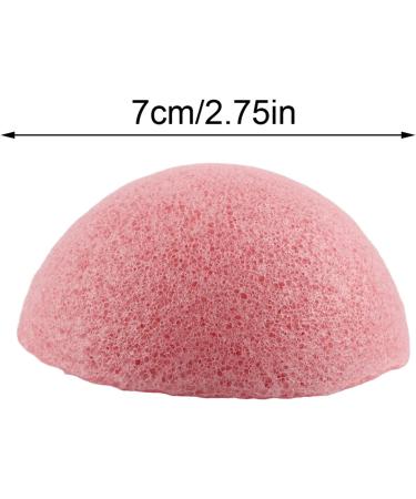 Konjac Fiber Face Wash Sponge Hemispherical Gentle Exfoliator Control Oiliness Cleanse Sponge Puff Exfoliator Tools for Oily Combination Skin or Sensitive Skin - Buy Online on SooperMarket.com