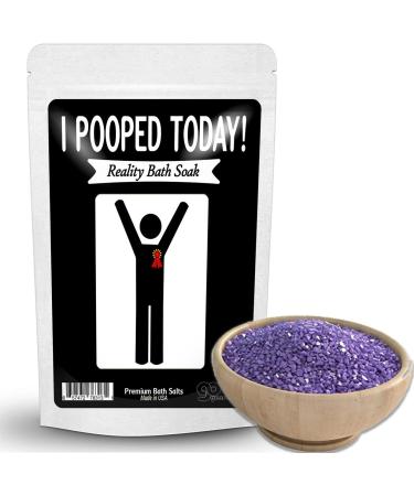 I Pooped Today Bath Soak - Funny Lavender Bath Salts for Christmas Spa Gifts & Stocking Stuffers - Unisex White Elephant & Retirement Gift - Buy Online on SooperMarket.com