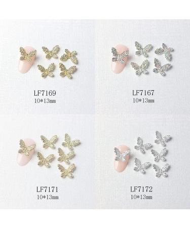 22 Pcs 3D Butterfly Nail Charms & Diamonds Rhinestones - Large Bow for Nail Art Beauty Design and DIY Jewelry - Buy Online on SooperMarket.com