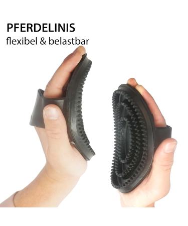 Rubber Liner Grooming Brush for Horses Dogs & Cats | Cleaning & Massage Tool for Pet Health & Well-Being - Buy Online on SooperMarket.com