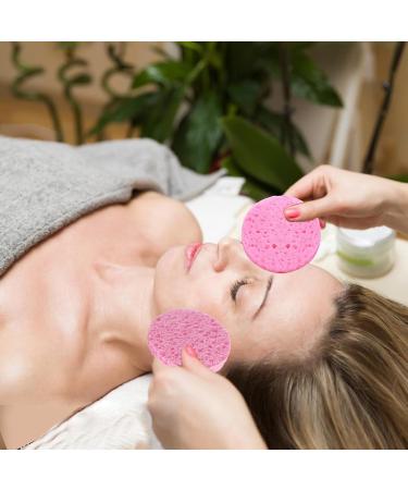 Bexdug Compressed Face Sponge Natural Skincare Sponges for Gentle Exfoliation Cleansing Pads Cosmetic Spa Sponges Cellulose Facial Sponges for Personal Spa 50 Tablets - Buy Online on SooperMarket.com