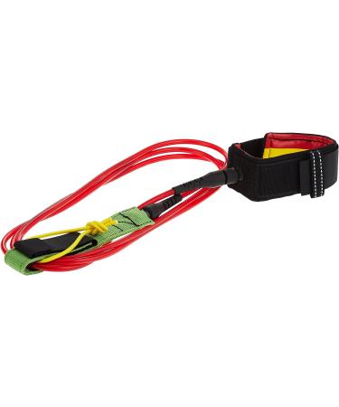Catch Surf Beater 8' Leash - Rasta | Premium Surfing Accessory - Buy Online on SooperMarket.com