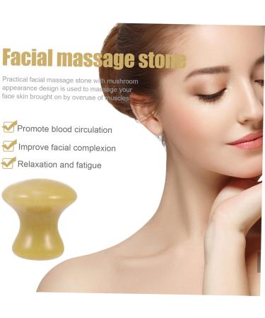 NOLITOY Mushroom Gua Sha Facial Massage Tools - Natural Scraping Stones for Skin Care Facial Massager & Spa Treatment - Buy Online on SooperMarket.com