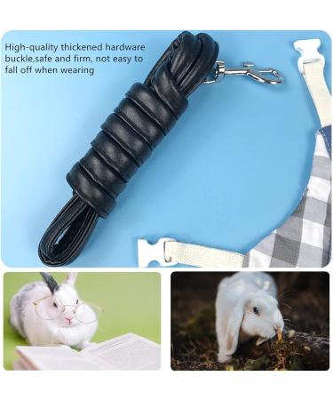 Adjustable Soft Rabbit Dishes & Leash Set | Pet Rabbit Dishes for Small Animals - Yellow (M) - Buy Online on SooperMarket.com