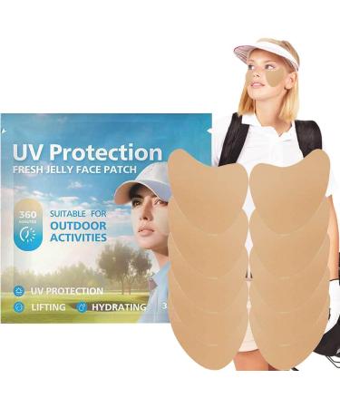 Jeanny Golf Face Patch - 5pair UV Facial Patches - UV Protection Outdoor Shield Facial Sunscreen Patch Portable Clear Face Patch for Fishing Golfers Hiking - Buy Online on SooperMarket.com
