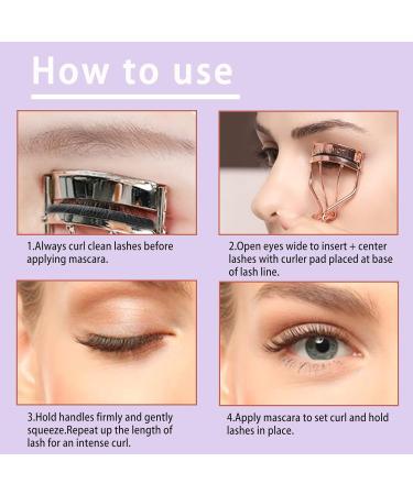 Rose Gold Eyelash Curler for Easy and Simple Lash Styling - Buy Online in the UK - Buy Online on SooperMarket.com