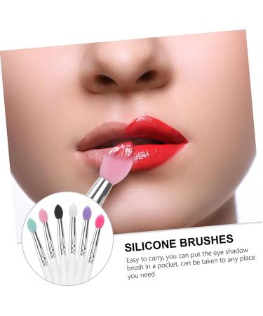 Healeved 6pcs Eye Shadow Brush Eyeshadow Brush Sponge Eyeshadow Makeup Practice Face Lip Brush - Buy Online on SooperMarket.com