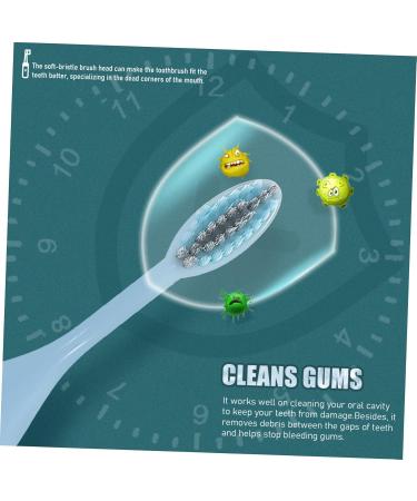 Merlan 3ST Manual Travel Toothbrush Compact Cleaning Brush for Home & Travel 1 Pack Blue - Buy Online on SooperMarket.com