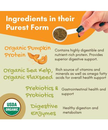 Wholistic Pet Organics Feline Complete - Organic Cat Multivitamins Powder for Immune Support & Antioxidants | Pumpkin Flavor - 4 oz - Buy Online on SooperMarket.com