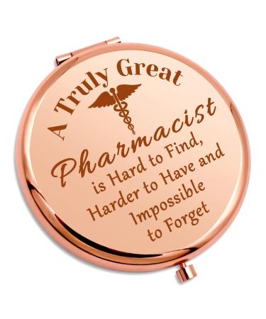 Pharmacist Gift for Women Nurse Appreciation Gifts Travel Makeup Mirror Pharmacy Tech Gift for Doctor Nursing Gift Medical School Birthday Graduation Gift Compact Makeup Mirror for Friend Coworker