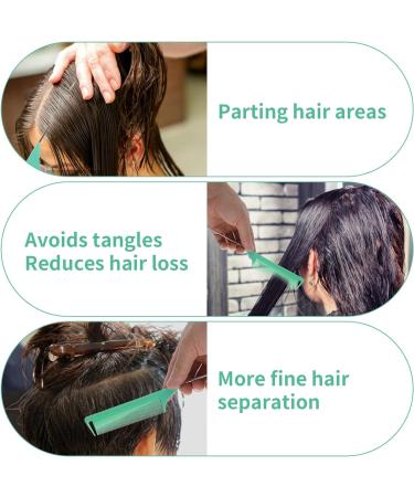 6Pcs Metal Rat Tail Combs Fine Tooth Rattail Comb Parting Combs with Stainless Steel Pintail for Braiding Hair Sectioning Teasing Styling(8.66 Inch) - Buy Online on SooperMarket.com