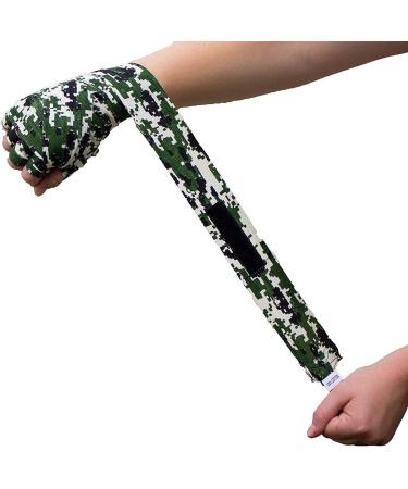 protectWEAR 4m Black Safety Kickboxing Bandages | Durable Wrist Wraps for Boxing Muay Thai & Martial Arts - Buy Online on SooperMarket.com