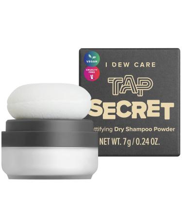 I Dew Care Dry Shampoo - Tap Secret | Non-aerosol, Mattifying Root Boosting Powder, Fuller Looking Hair, Formulated without Gluten, 0.27 Oz 00 Tap Secret