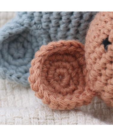 Mini Knitted Elephant Heads Pacifier Chain for Newborn Teething Toy - Buy Online on SooperMarket.com