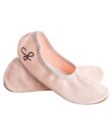Winning podium gymnastics shoes fabric (size 24 - 40) gymnasium for girls & boys - ballet shoes breathable & non -slip - locks - Ballerinas 29 EU pink