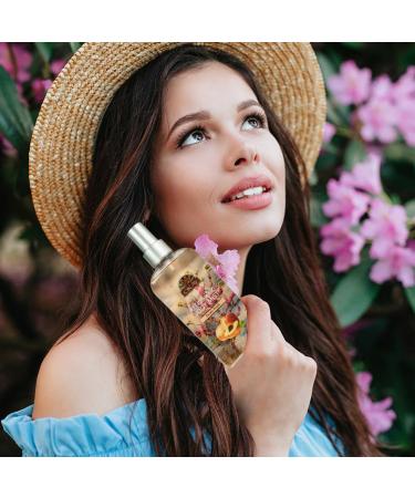 OKAY Fragrance Exotic Peach Body Mist - Body Spray for Women Light Perfume Mist for Skin Clean Refreshing Scent Uplifting and Fruity Silicone and Paraben Free - 8 Fl Oz - Buy Online on SooperMarket.com