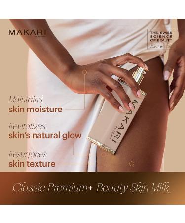 Buy Makari Premium+ Body Brightening Beauty Milk - 4.57 fl oz | Anti-Aging Lotion for Smooth, Radiant Skin | Diminish Dark Marks & Discolorations - Buy Online on SooperMarket.com