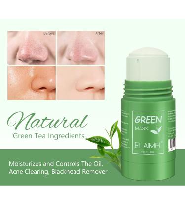 Green Tea Mask Stick - Deep Cleansing Moisturizer for All Skin Types | Refresh & Revitalize Your Skin - Buy Online on SooperMarket.com